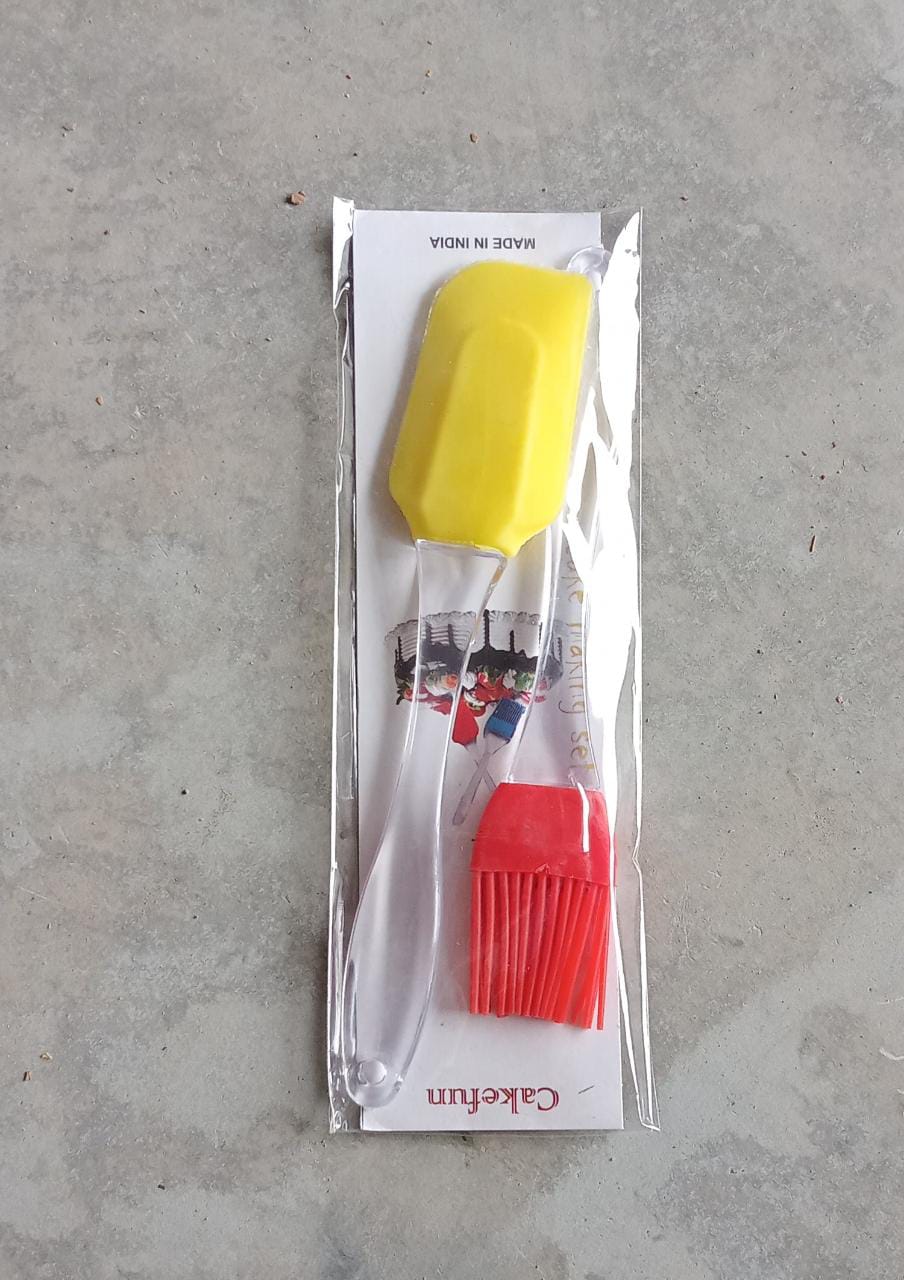 Silicone Cake Pastry Brush & Spatula Baking Set