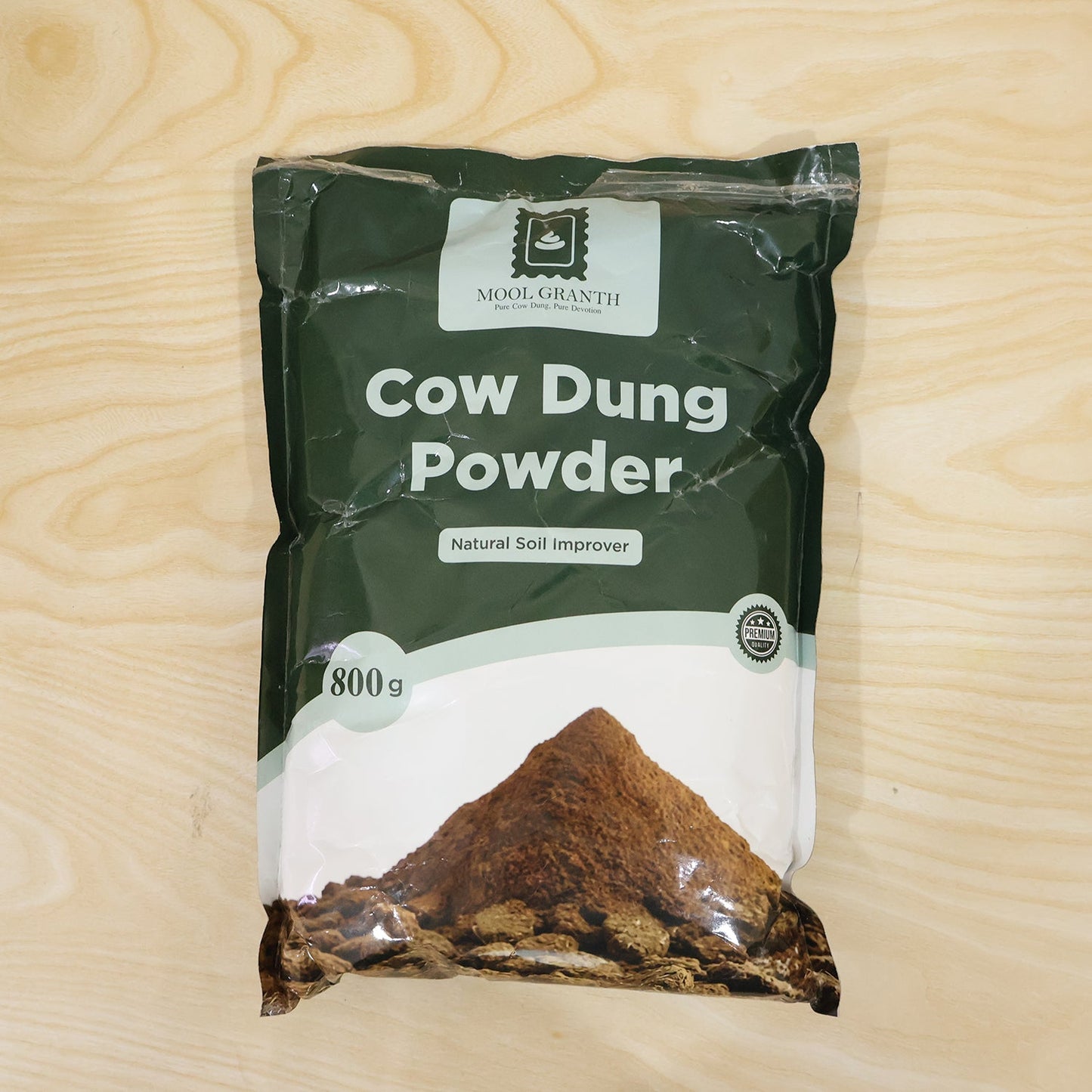 Chemical free cow dung fertiliser for pots and garden beds
