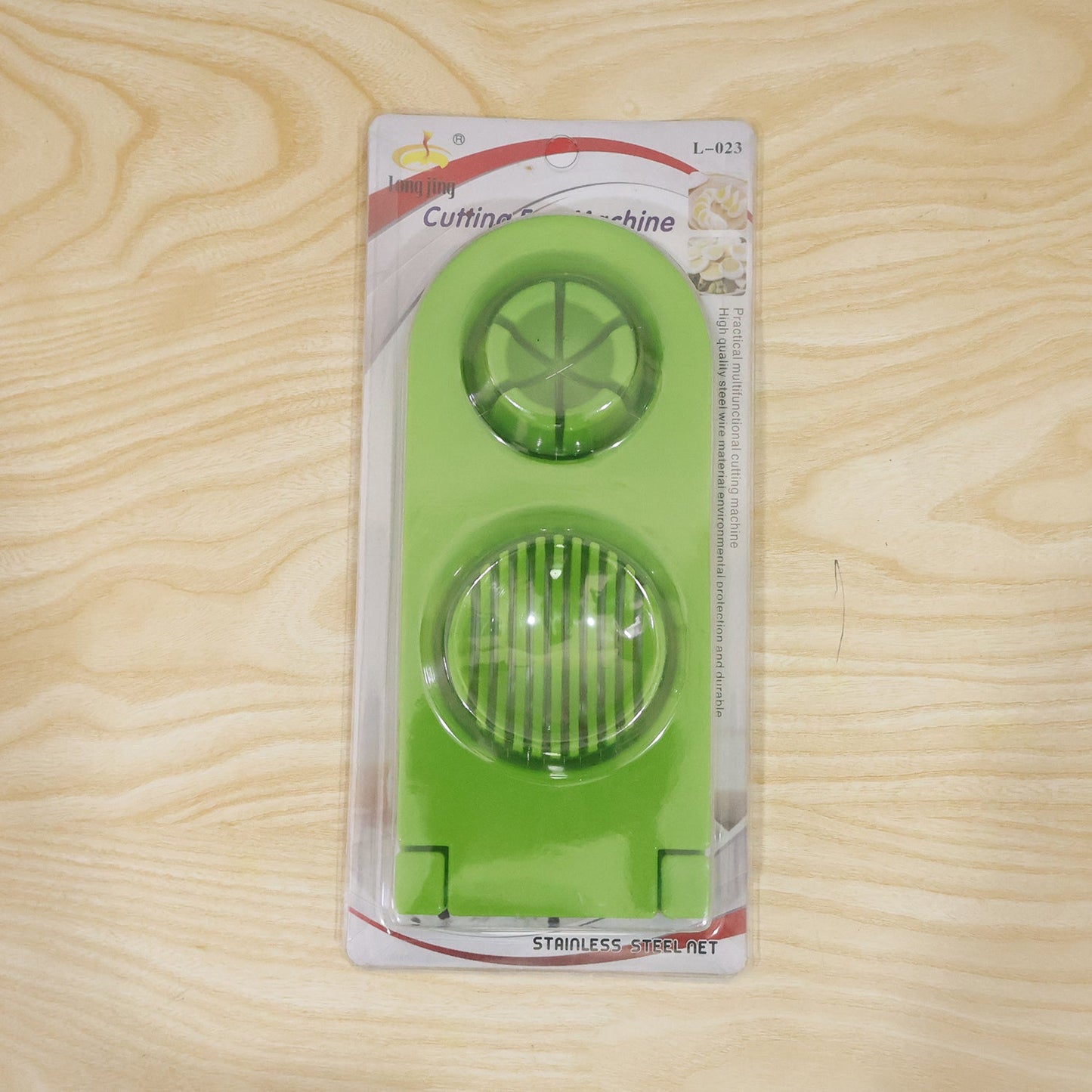Egg slicer and wedge cutter for quick, uniform egg pieces