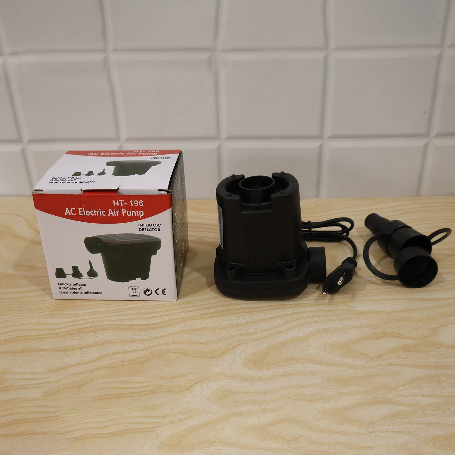 Air pump with color box pack