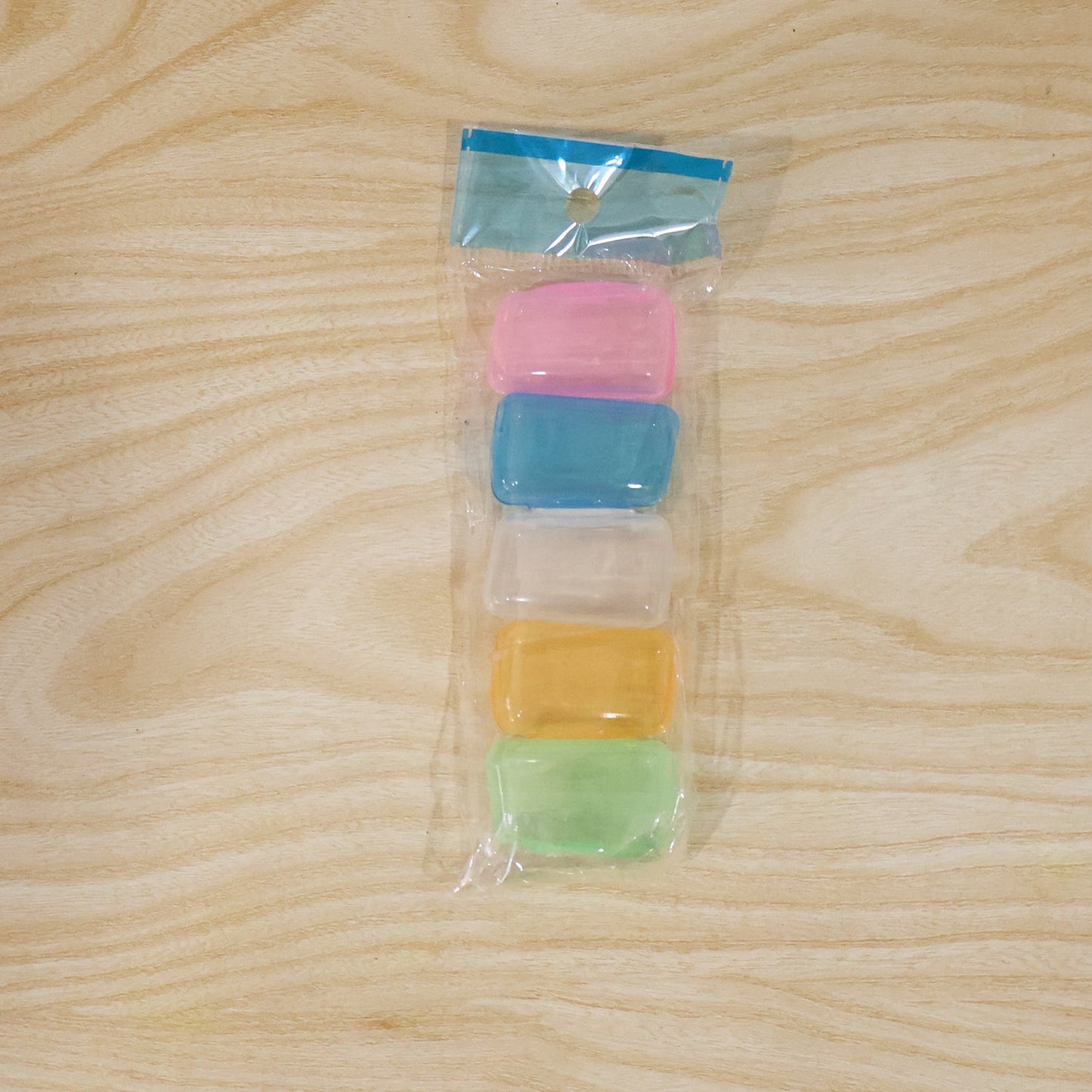 5 piece anti dust toothbrush cover set for brush hygiene
