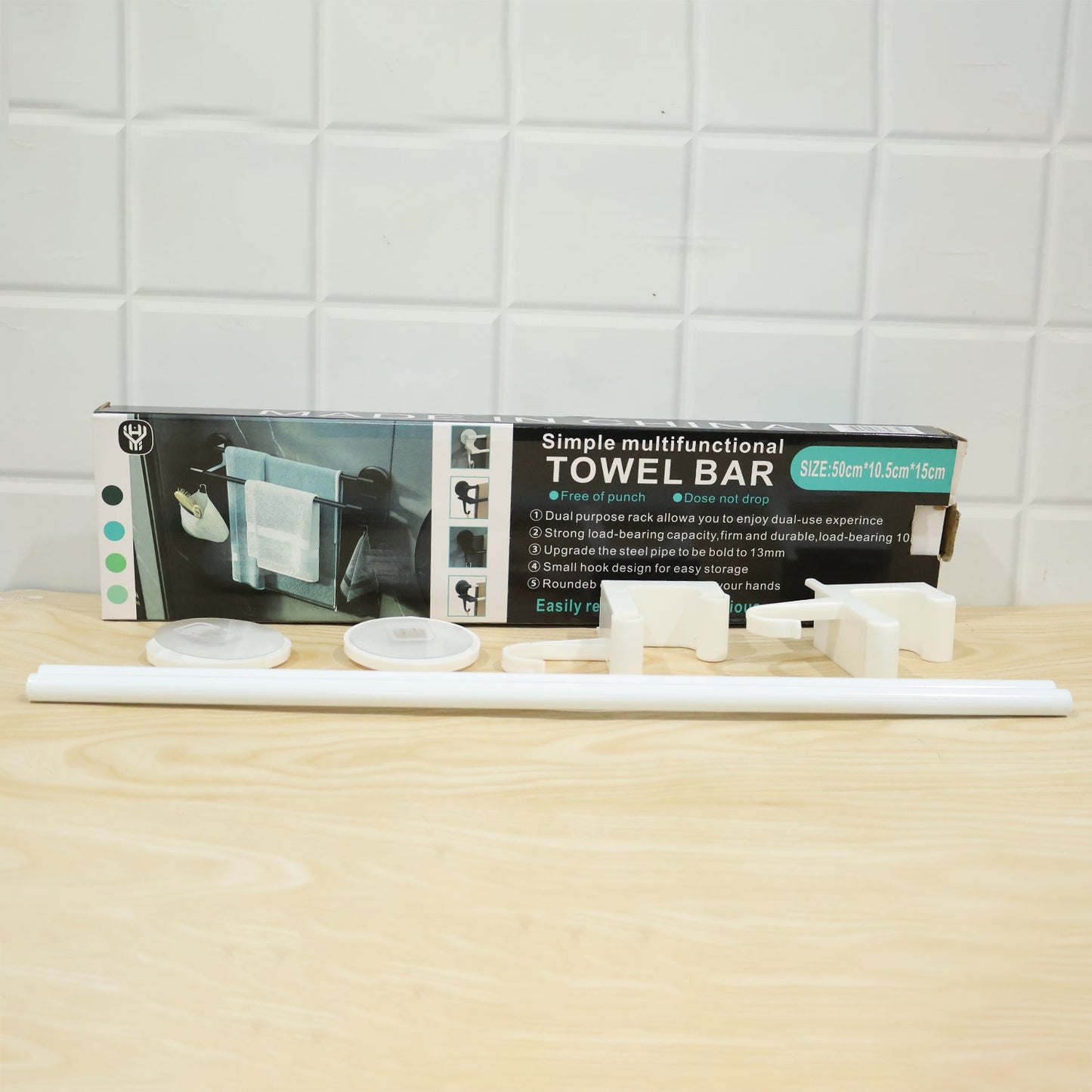Wall towel holder rack 1 pc
