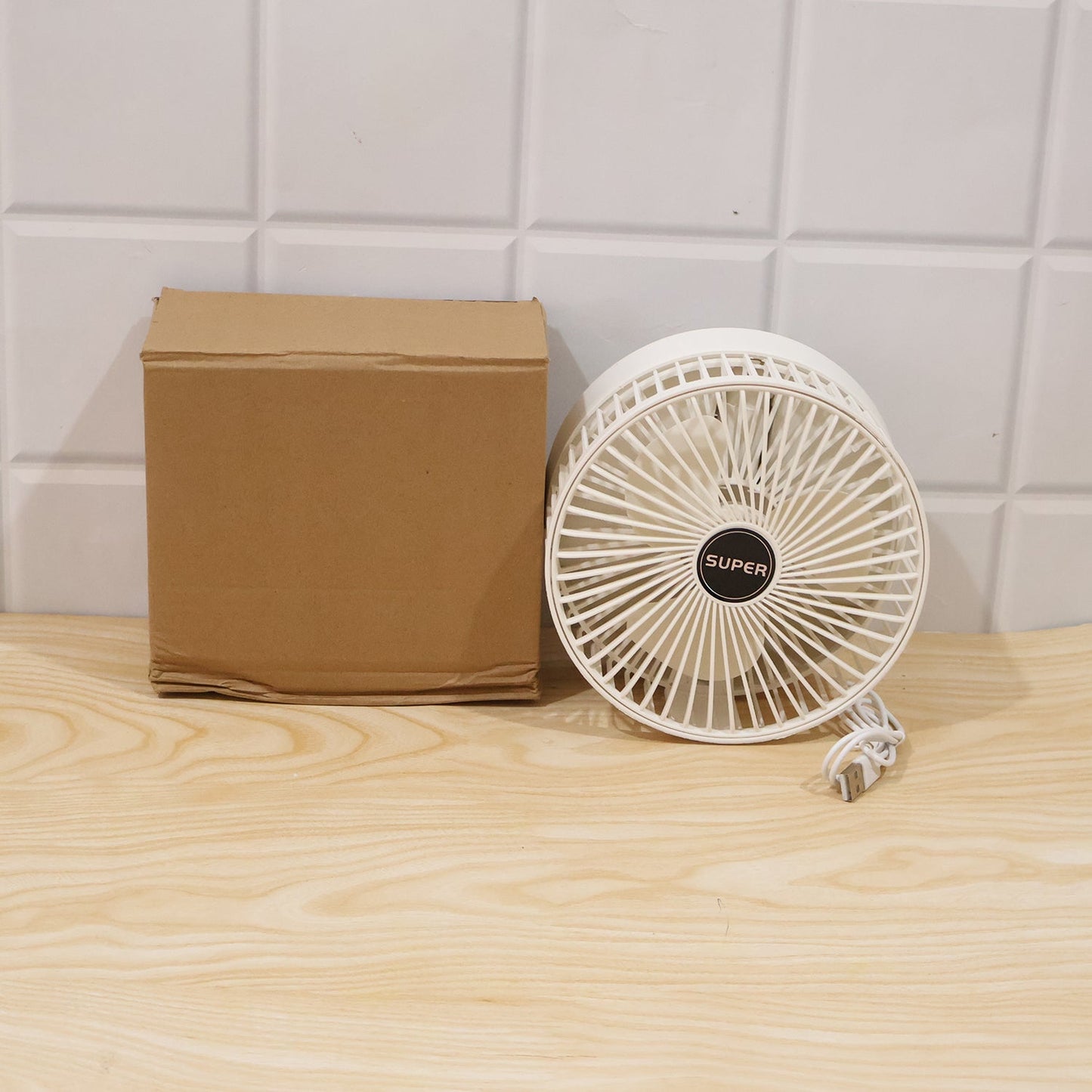 Space saving foldable USB fan for personal cooling