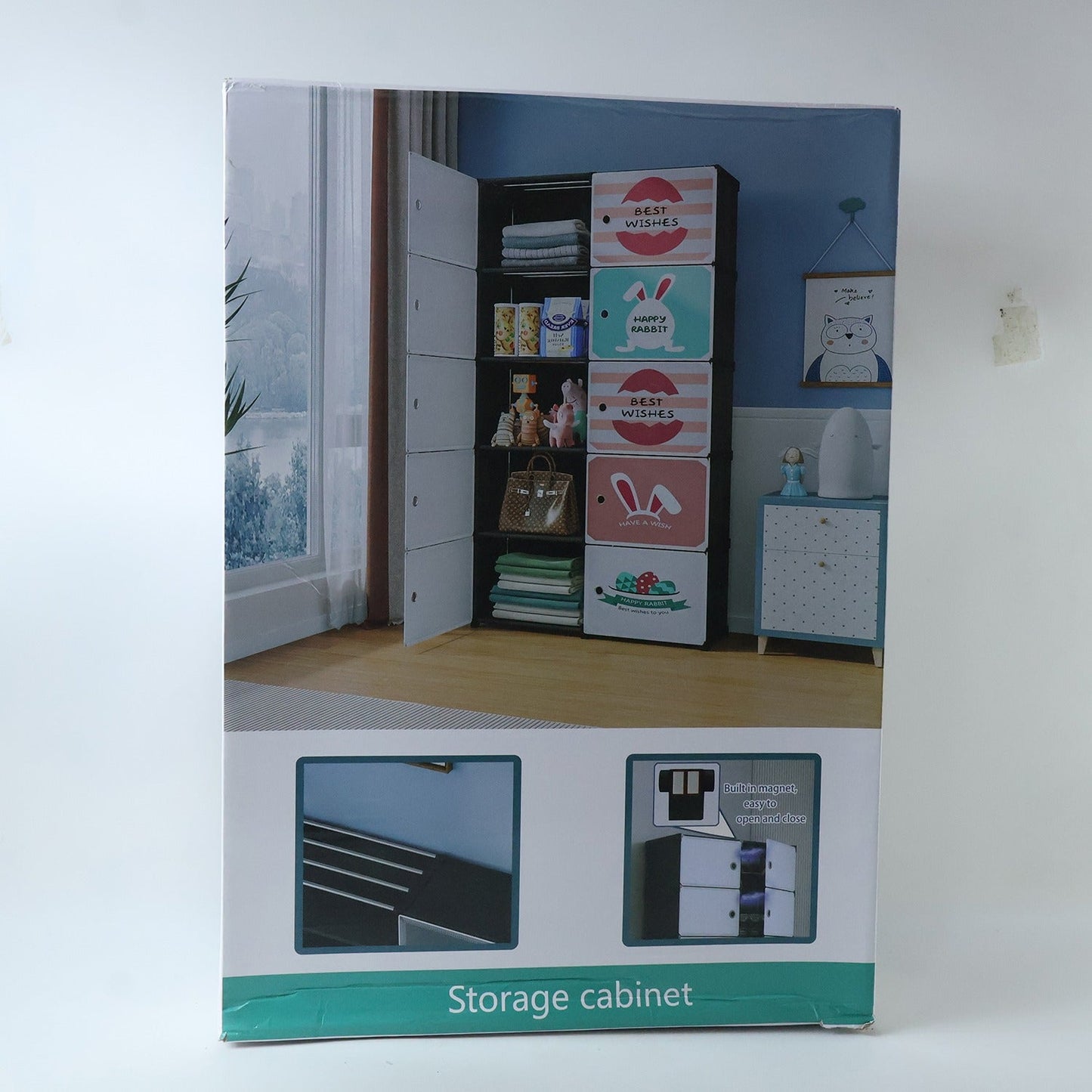 Kids storage cabinet 1 set