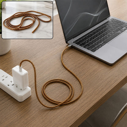 Spiral Cable Protector Sleeve for Laptop Charger