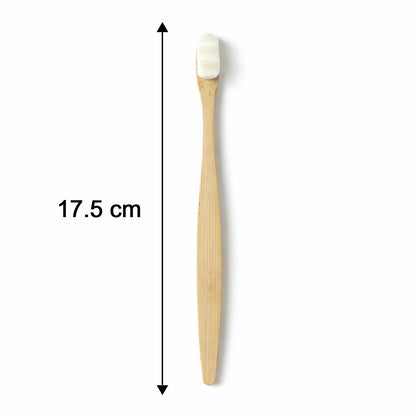 Reusable wooden toothbrush with biodegradable materials