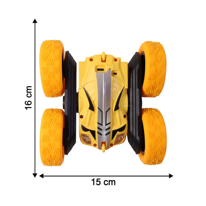 360 flip RC stunt car with lighting for kids