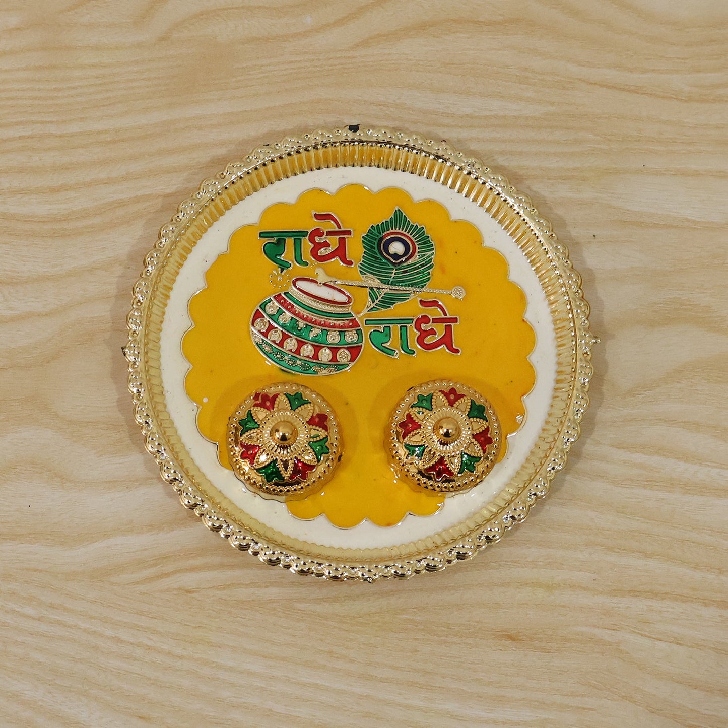 Kumkum pooja thali 1 pc