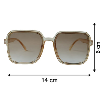 Size guide for square retro sunglasses