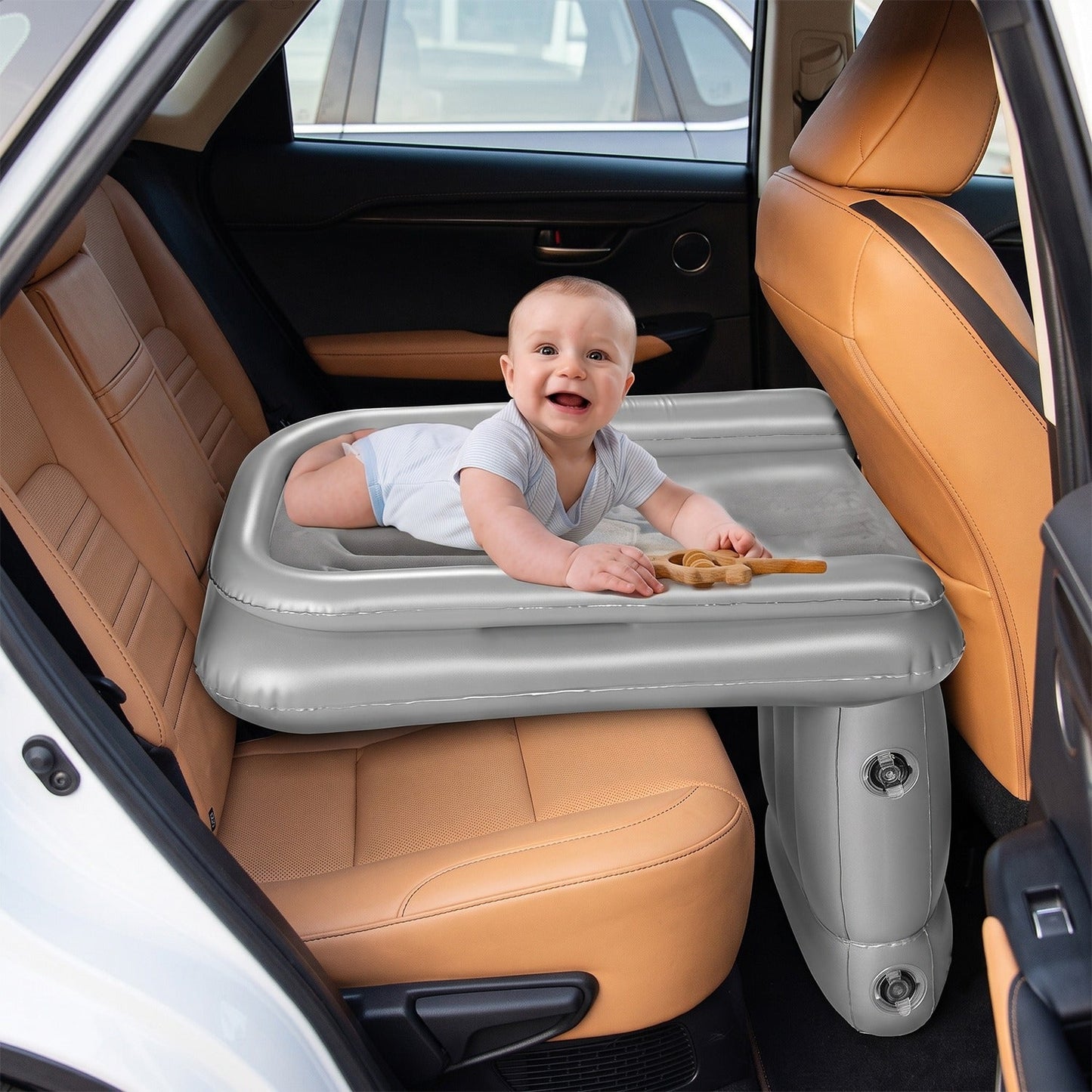 Inflatable Travel Air Bed Mattress for Car Back Seat