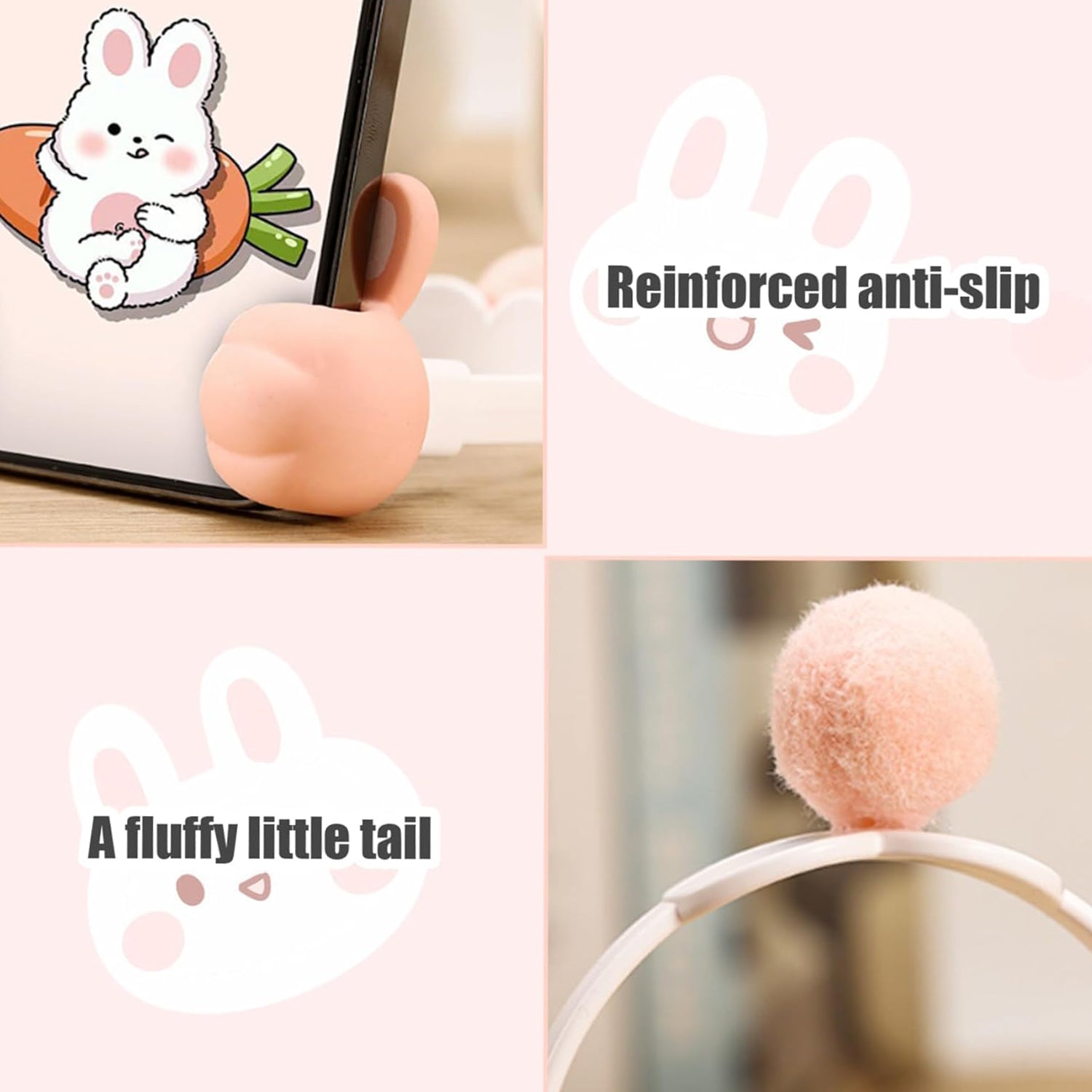 Flexible bunny phone holder - image 3