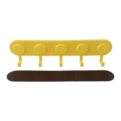 No-drill adhesive wall hook hanger detail