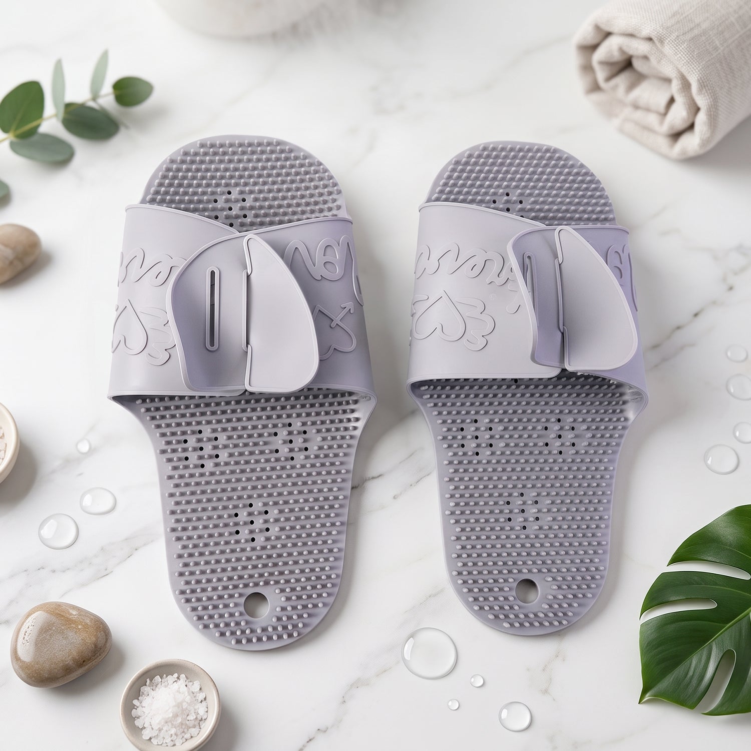 Massage bath slippers one pair - image 4