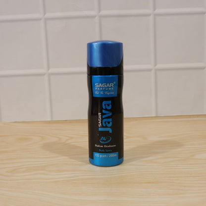 Pack of Java men's body spray in box