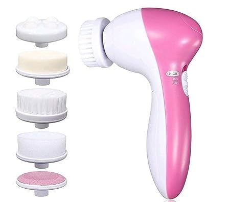 Premium Quality Facial Massager – 5-in-1 Body Cleanser & Exfoliator | VelvaBloom