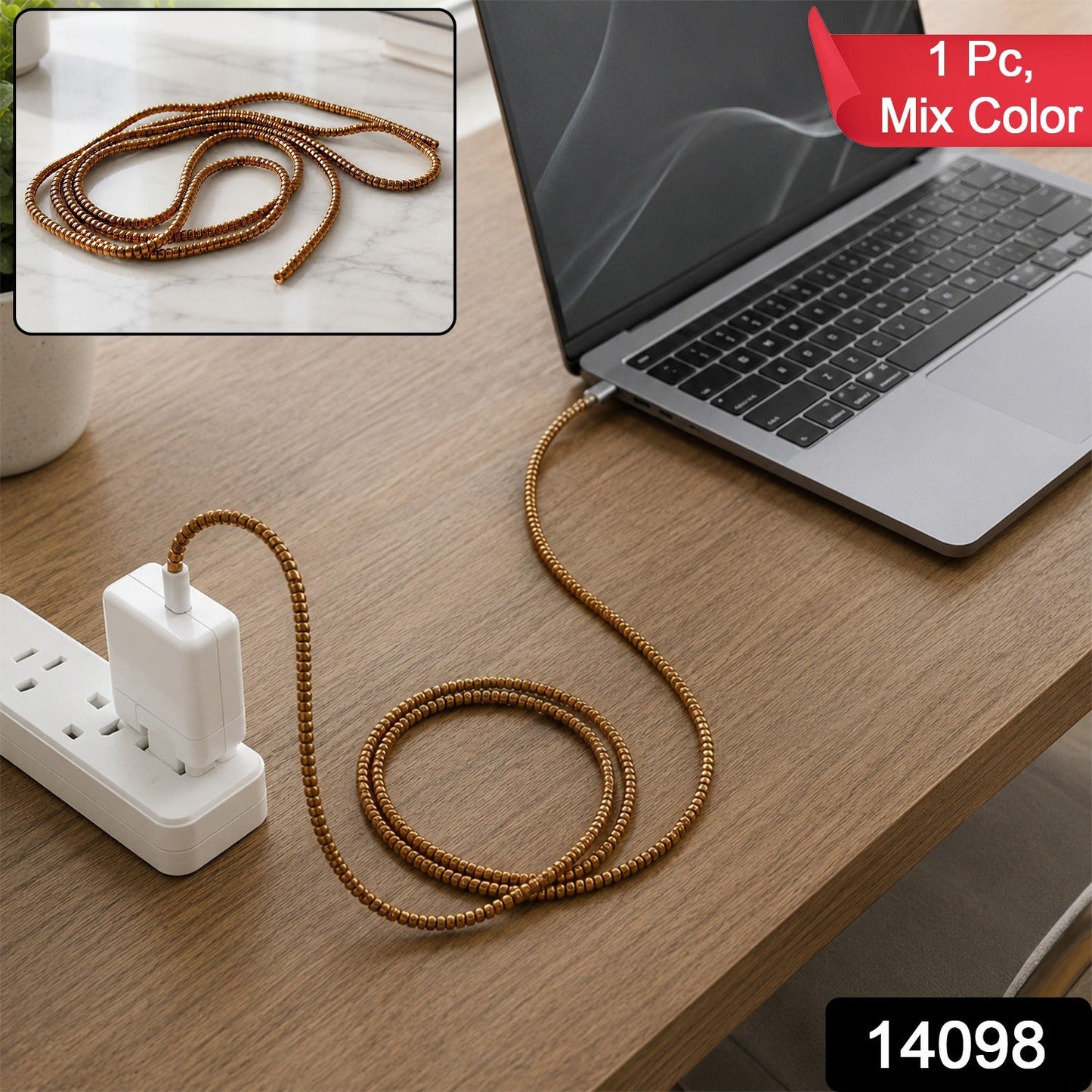 Spiral Cable Protector Sleeve for Laptop Charger