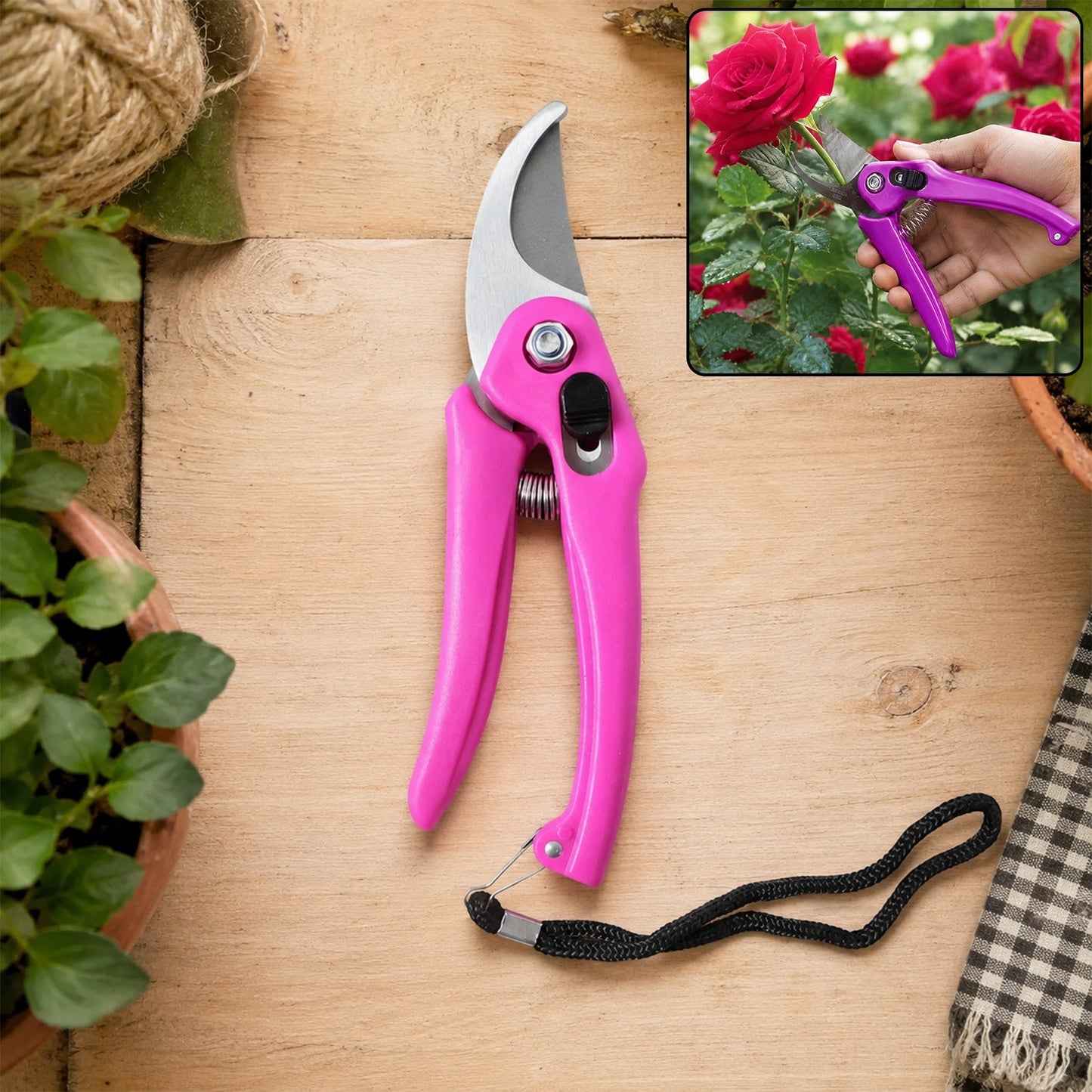 Flower Cutter Garden Scissors Stainless Steel Pruner