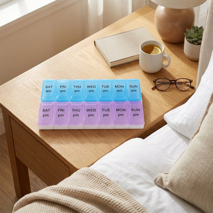 Pill organizer daily dose use