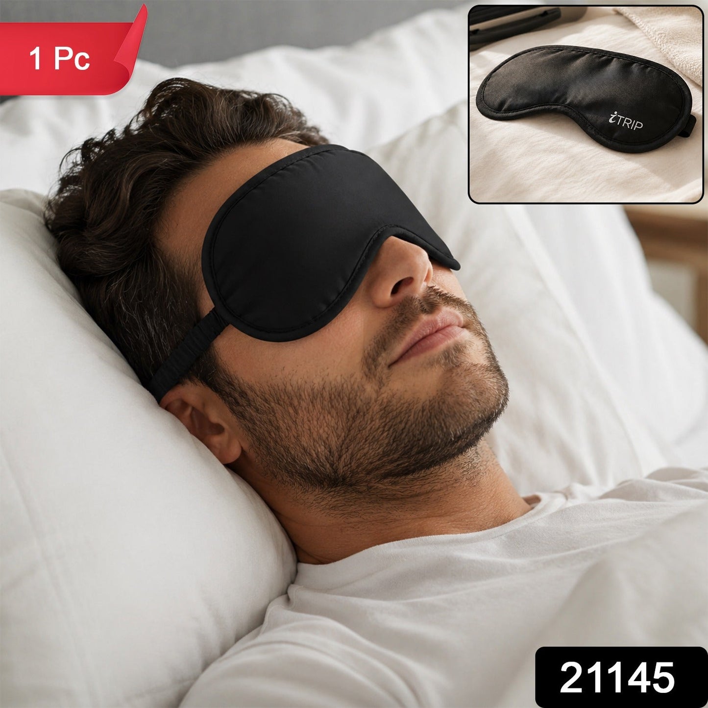 Men Sleeping Eye Mask Light Blocking Adjustable