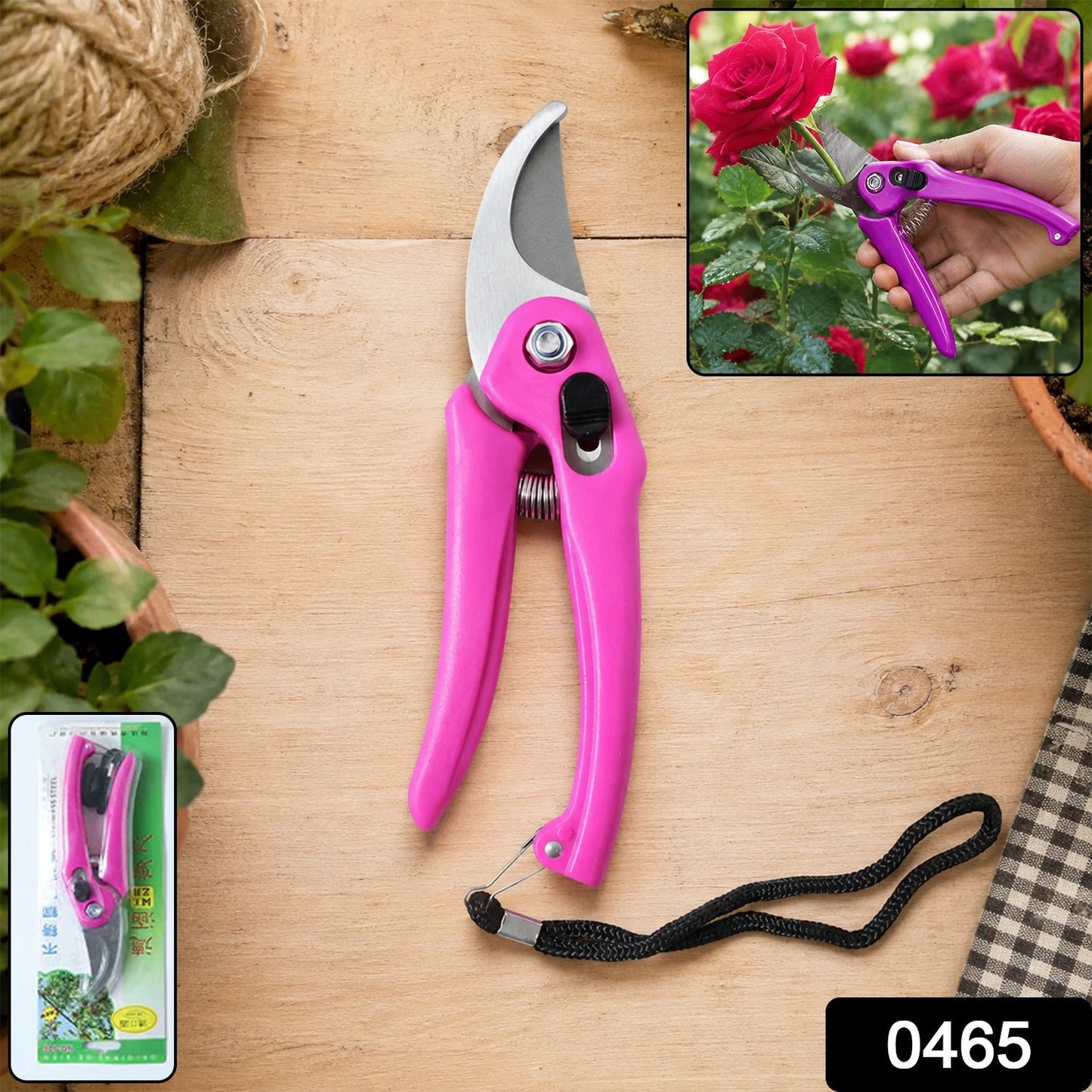 Flower Cutter Garden Scissors Stainless Steel Pruner