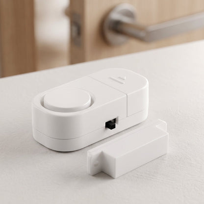 Battery operated entry alarm with loud siren