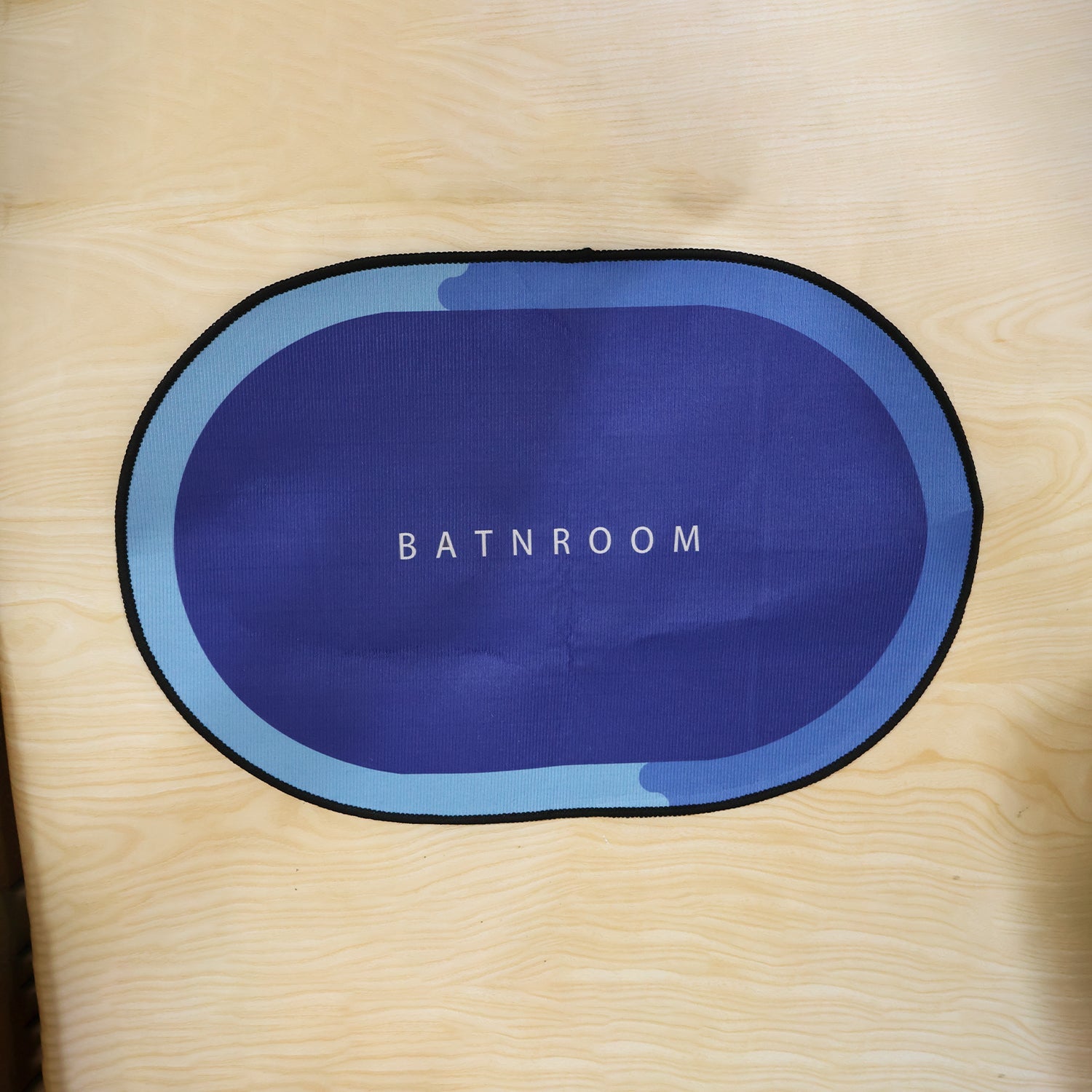 Durable non slip floor mat for bathroom entrances