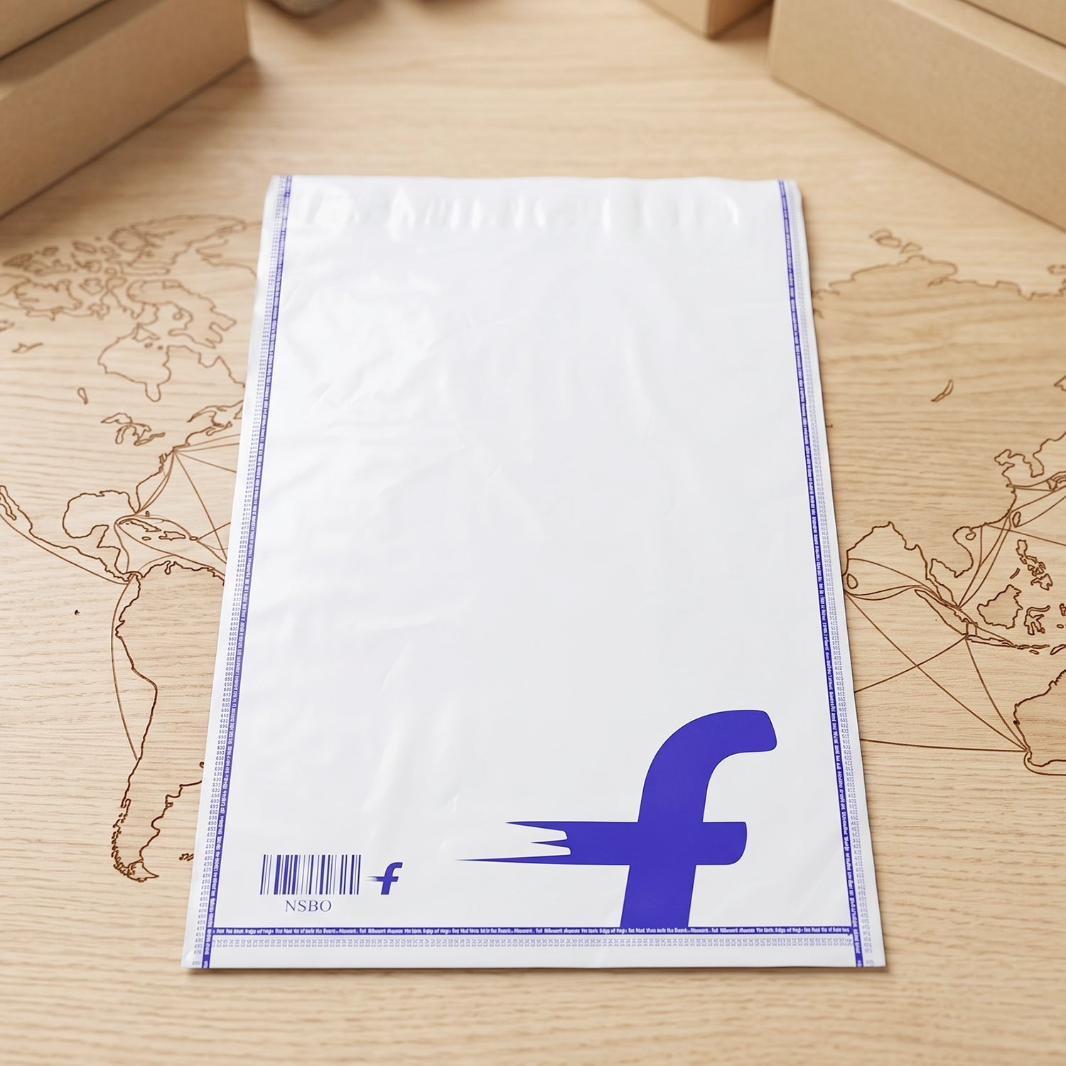 Secure tamper evident courier bags for deliveries
