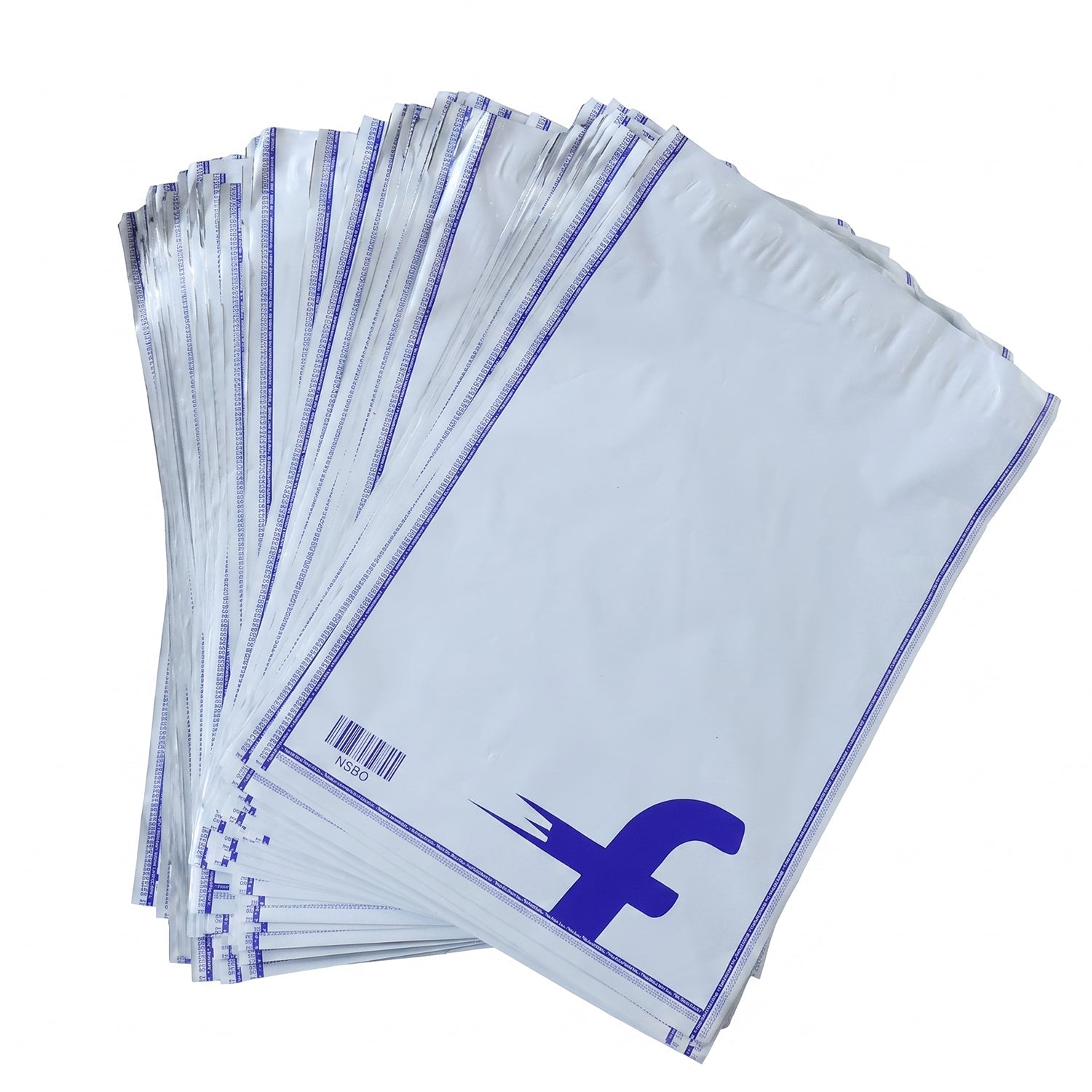 Waterproof plastic mailing bags for parcels and returns