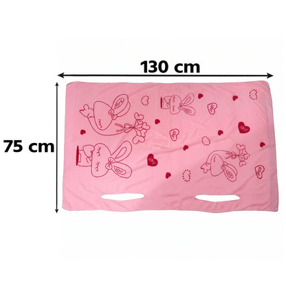 Soft bath wrap towel with cute print for everyday use