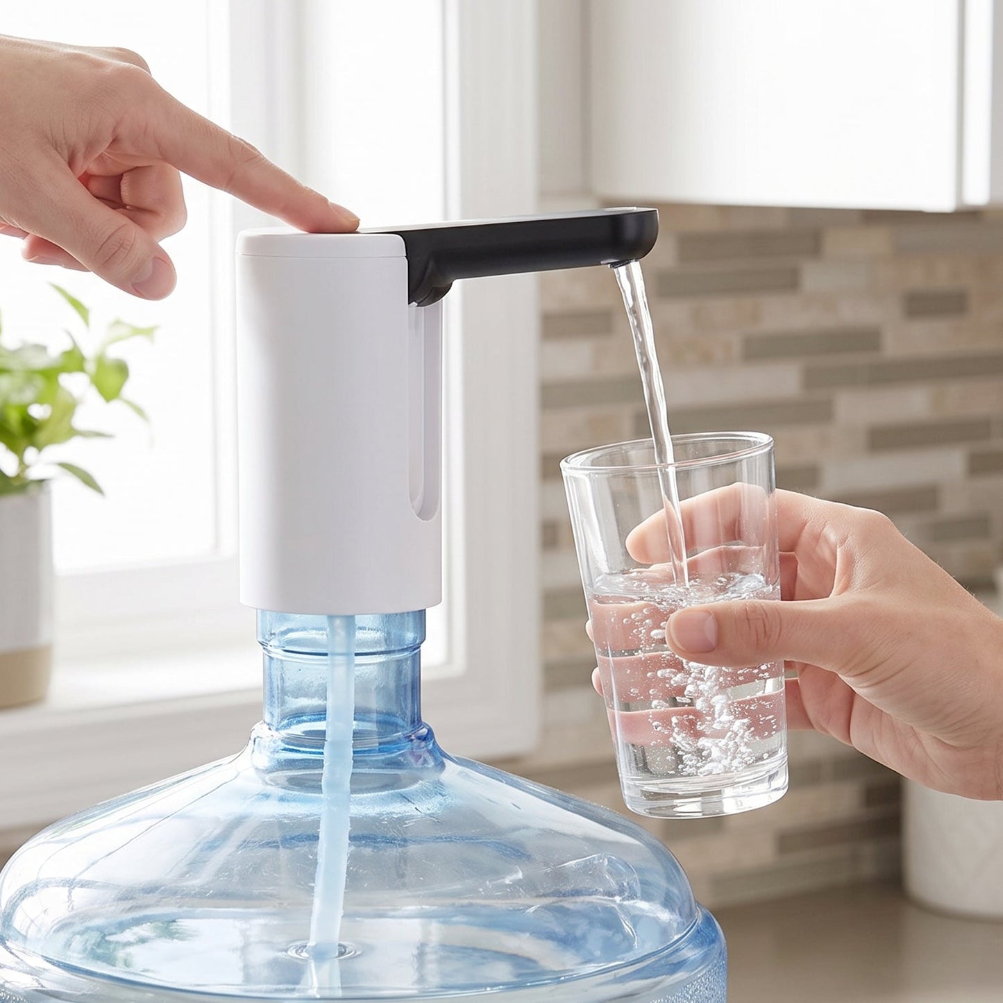 USB Rechargeable Electric Water Dispenser Pump with Remote