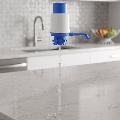 Manual pump pressing water use