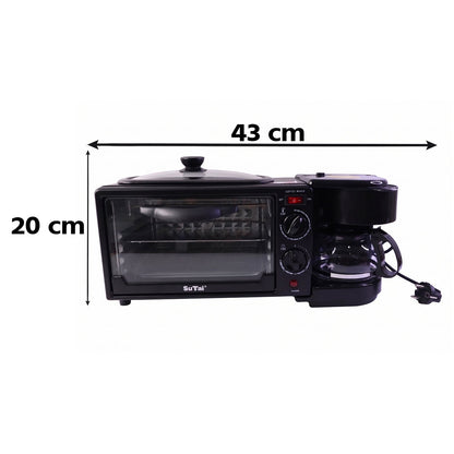 Coffee brewing process with the integrated coffee maker on the device