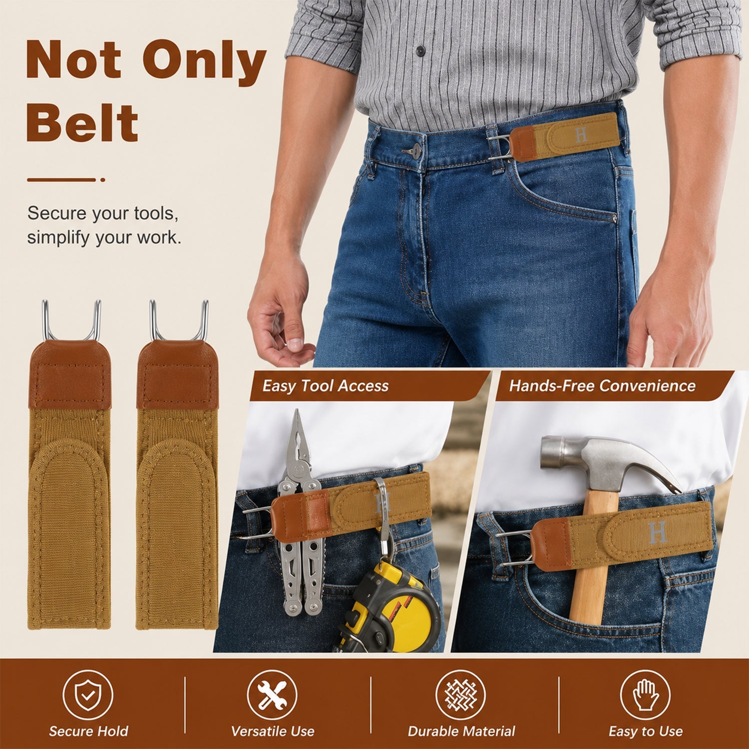 Invisible belt adjustable fit