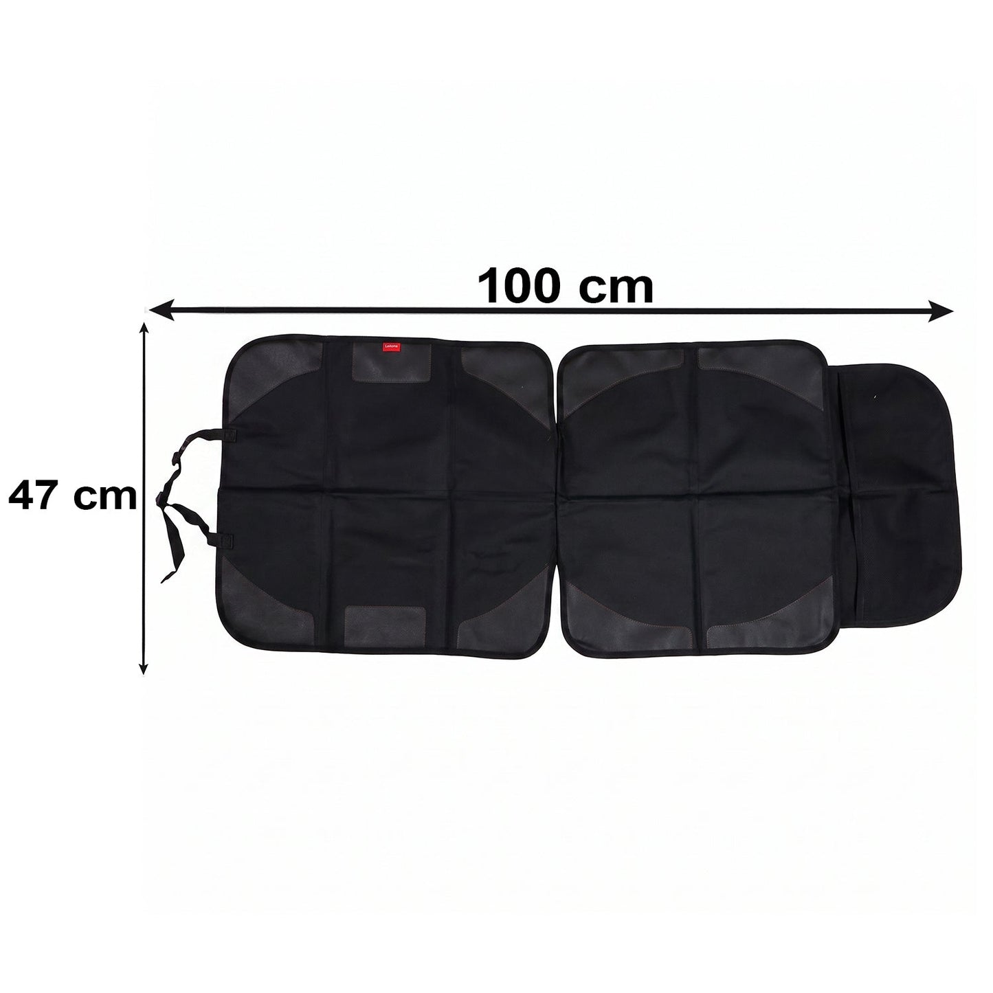 Protective mat under child car seat, 104 x 48 cm
