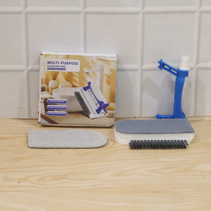 Versatile dish scrubber with soap dispenser for easy cleaning