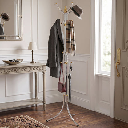Coat rack stand front view