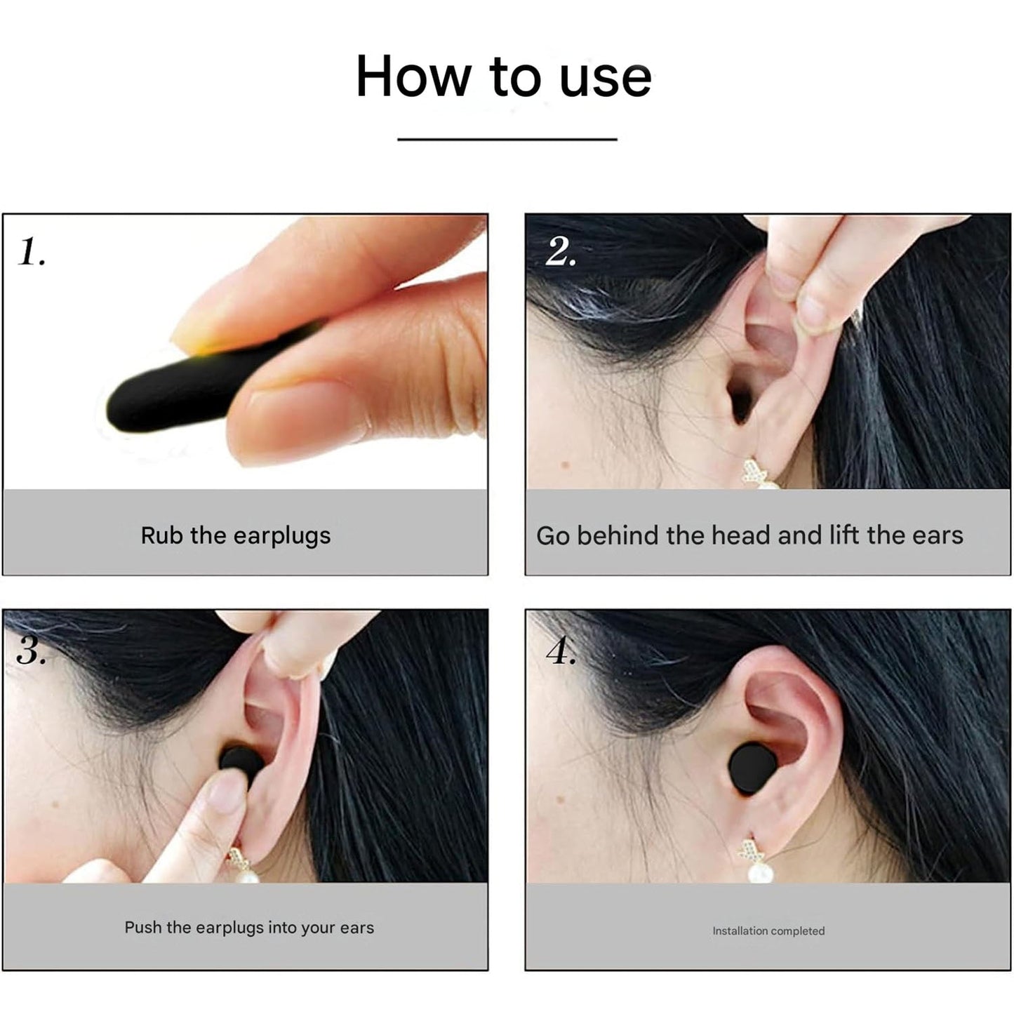 Men Soft Ear Plugs with Case Noise Reduction for Sleep
