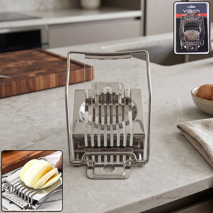 Stainless steel egg slicer cutter