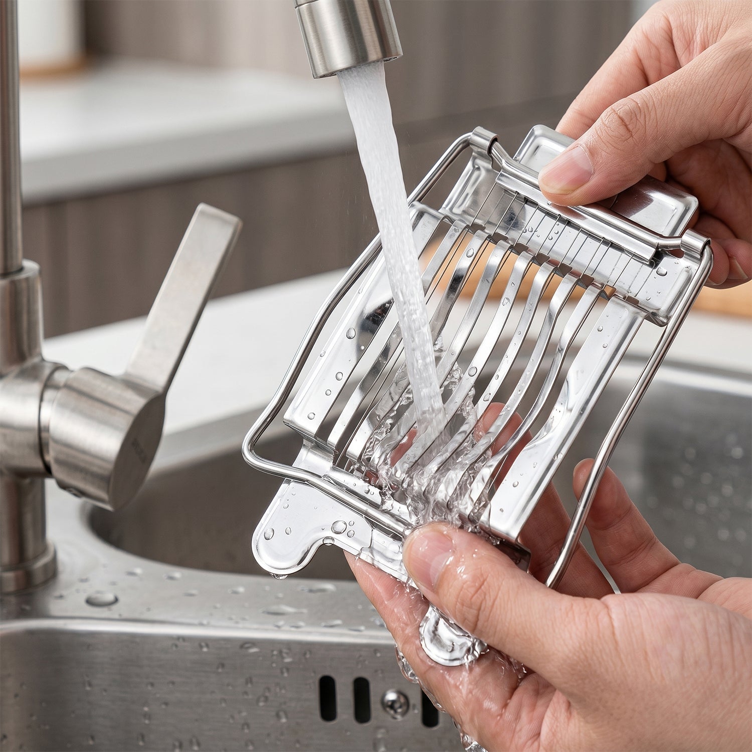 Egg slicer kitchen use