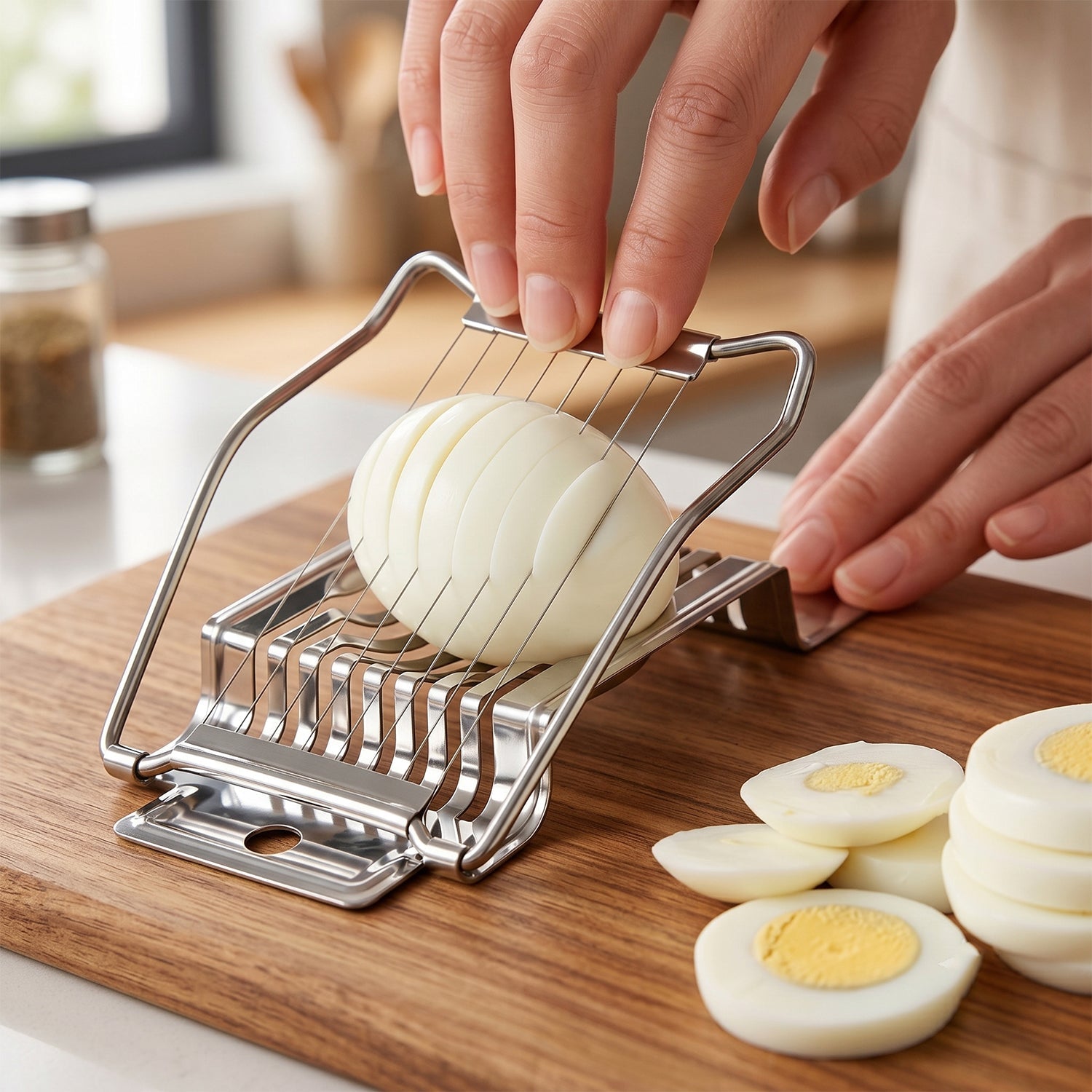 Egg cutter design view