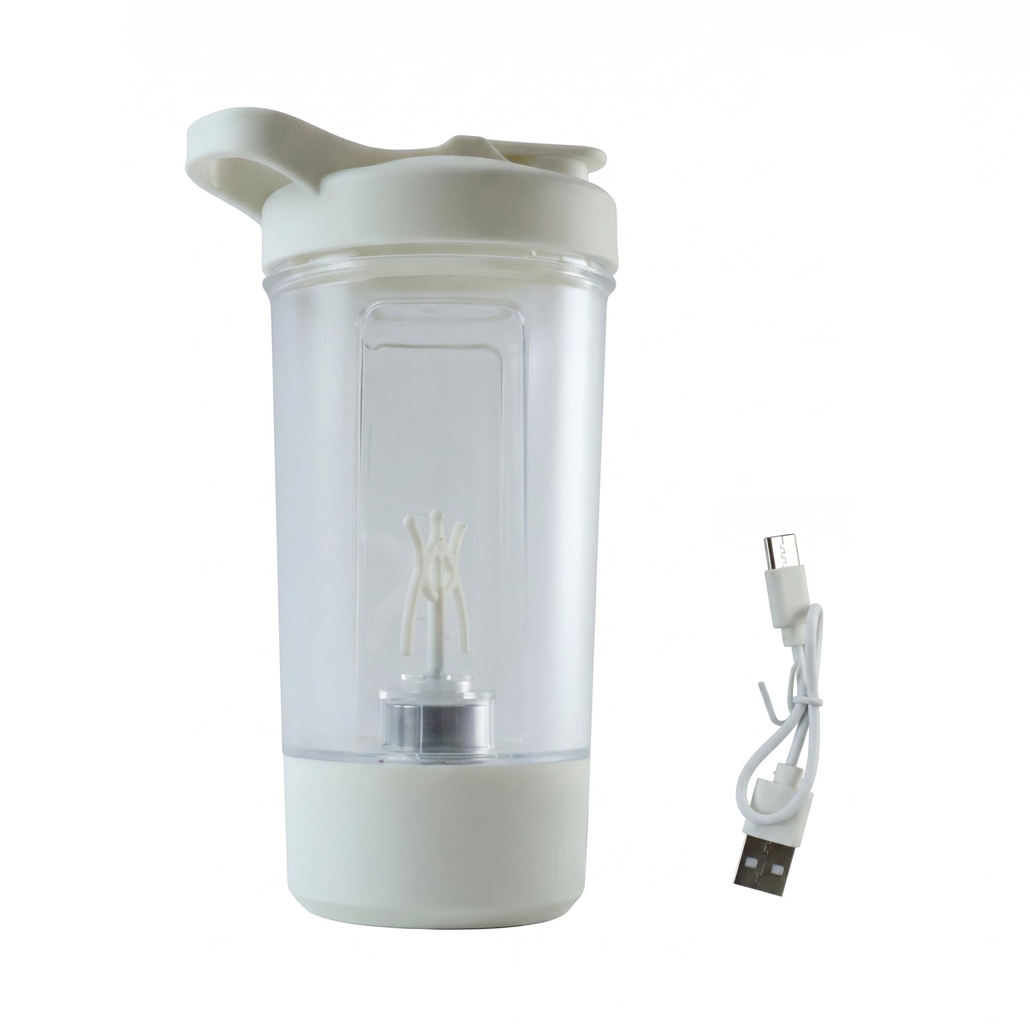 Shaker bottle stirring motion view