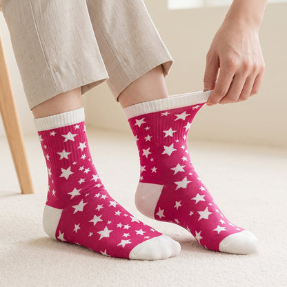 Soft Socks Comfortable Breathable Stretchable Assorted