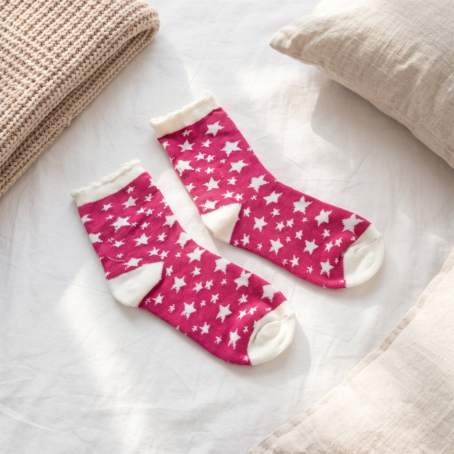 Soft Socks Comfortable Breathable Stretchable Assorted