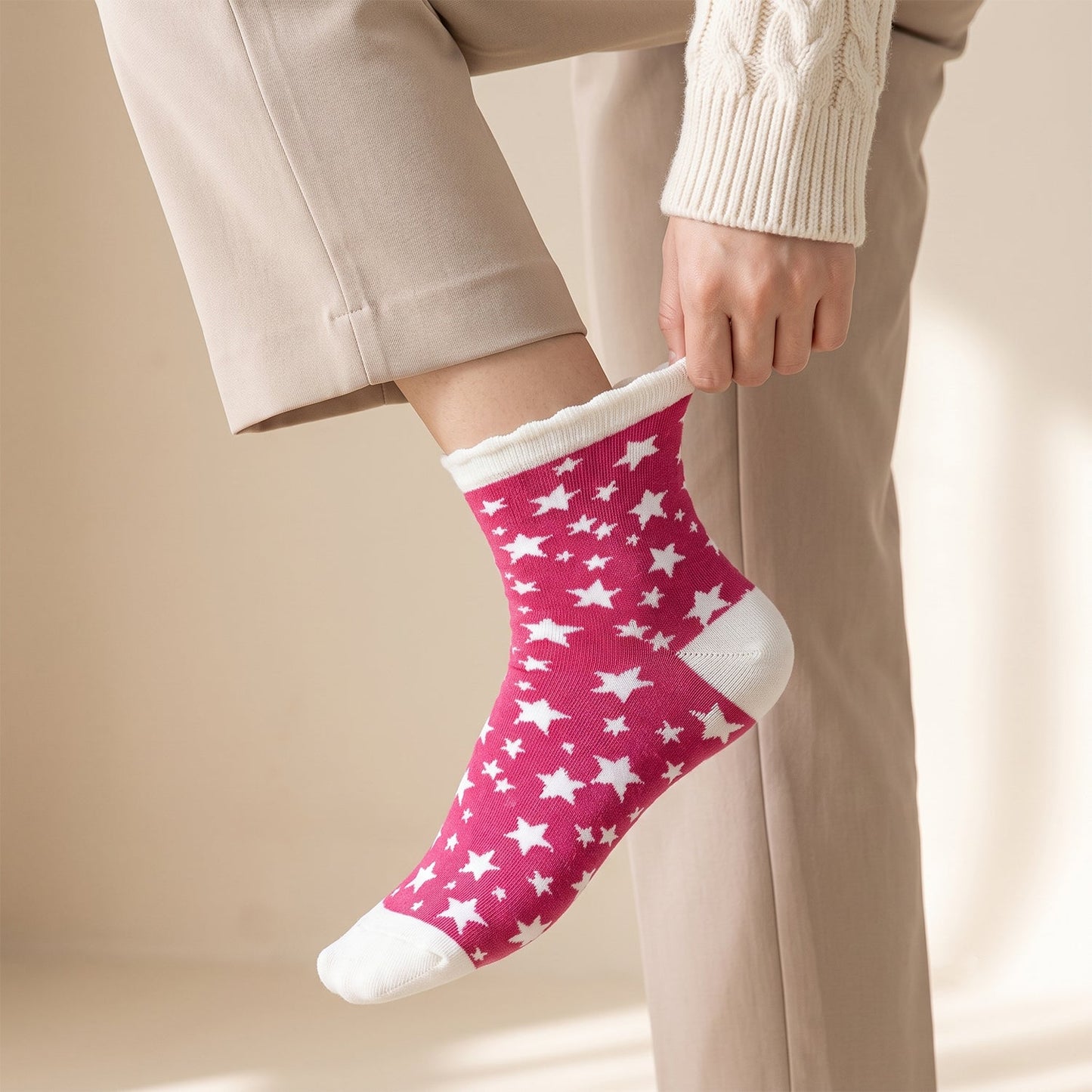 Soft Socks Comfortable Breathable Stretchable Assorted