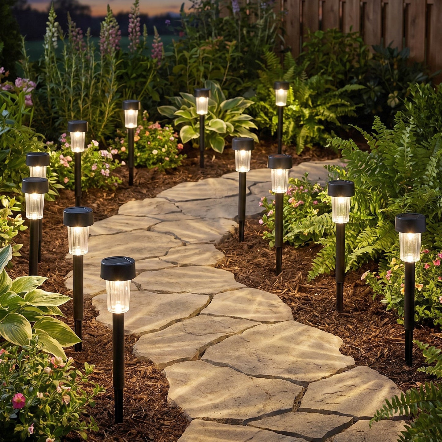 Waterproof LED pathway lights garden