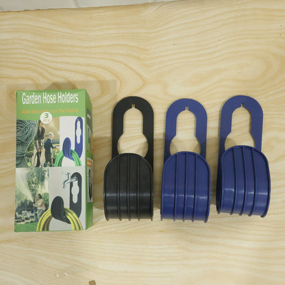 Garden pipe hanger set for neat hose and cord storage