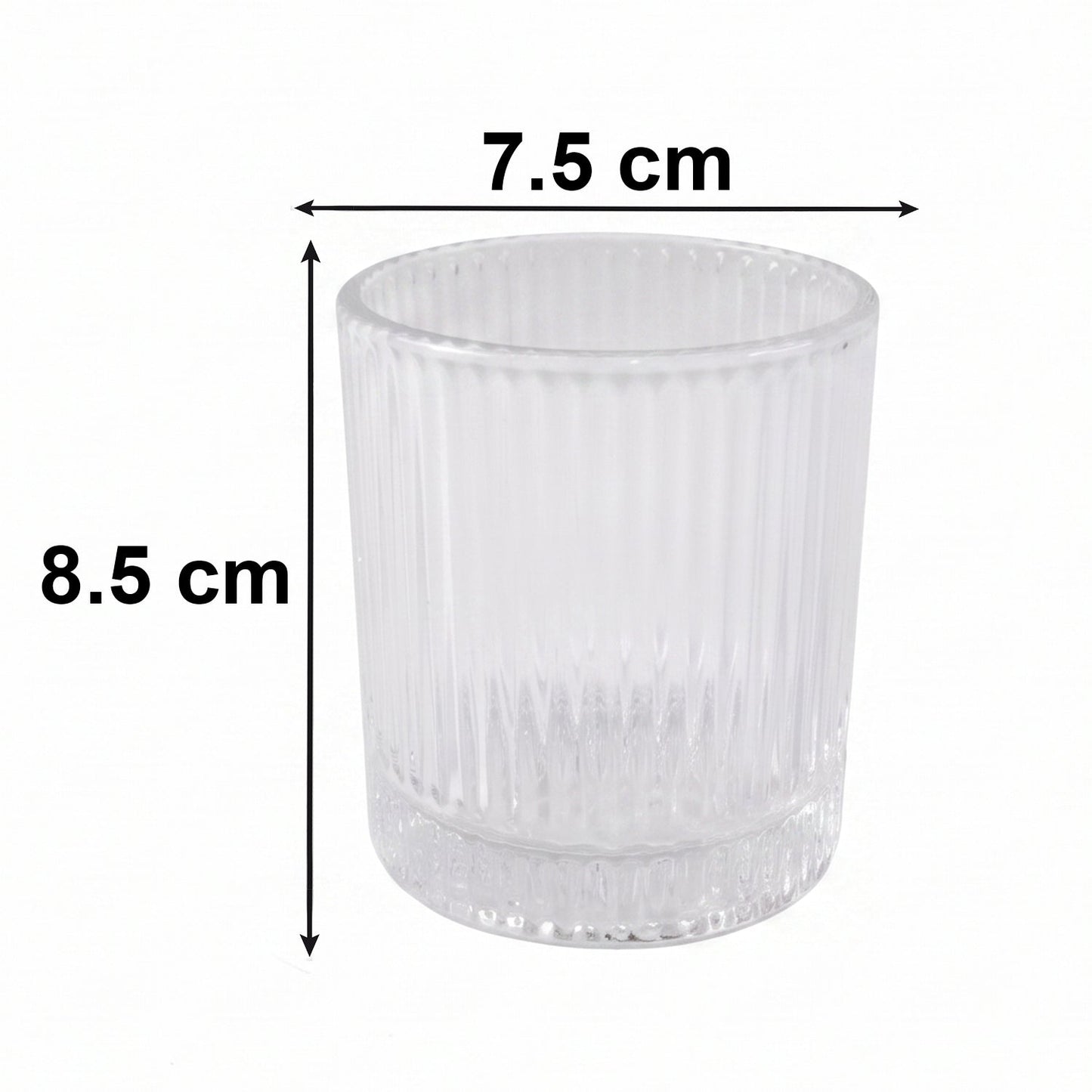 Premium transparent crystal glass tumbler for daily use