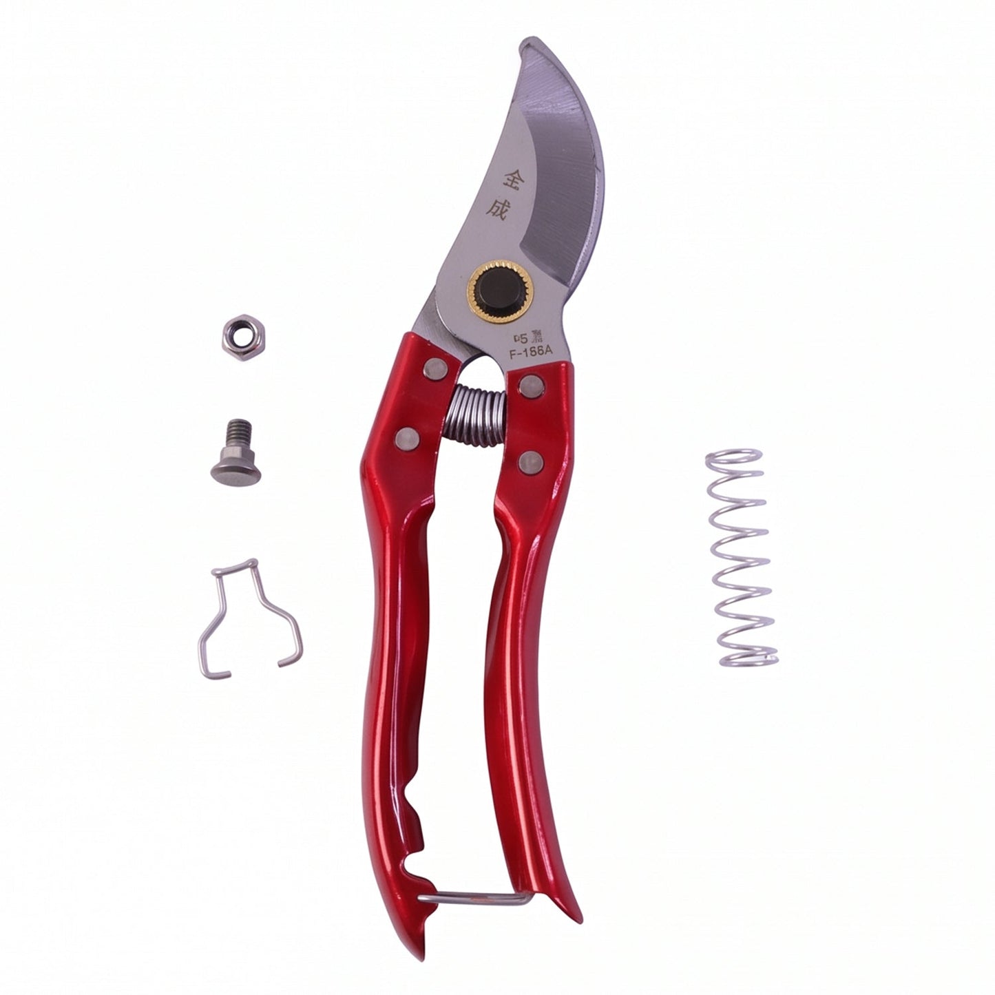 Garden pruning shears displayed on a white background for clear viewing.