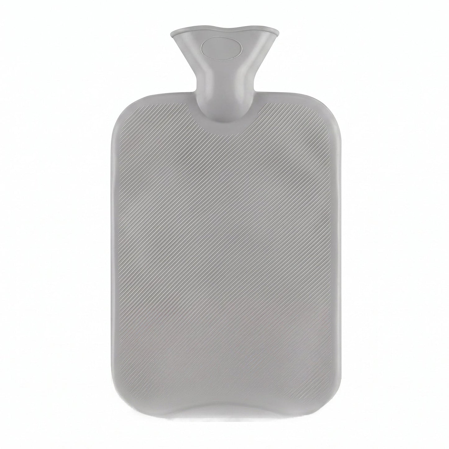 Small hot water bottle on white background