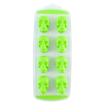 Fun skull shaped ice maker for drinks and juice